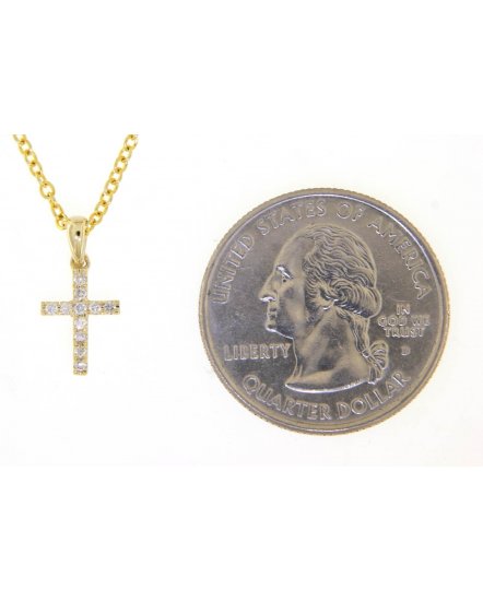 CROSS DIAMOND PENDANT (VP439)