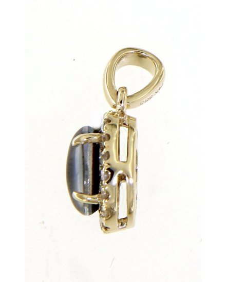 OVAL OPAL DIAMOND PENDANT (VP443)