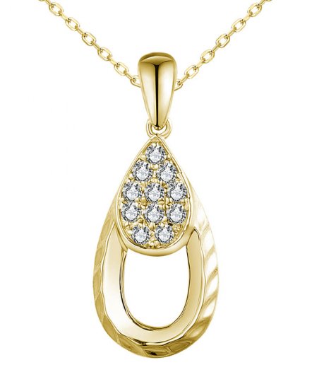 PEAR STYLE DIAMOND PENDANT (VP467)