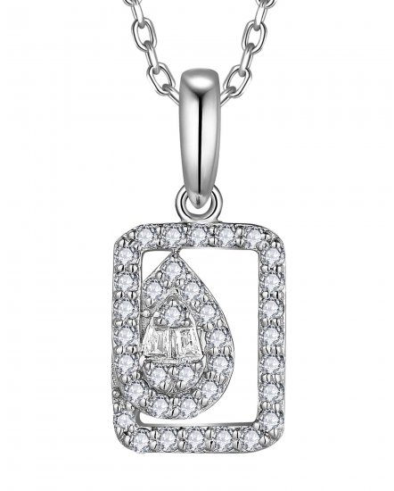 BAGUETTE DIAMOND PENDANT (VP485)