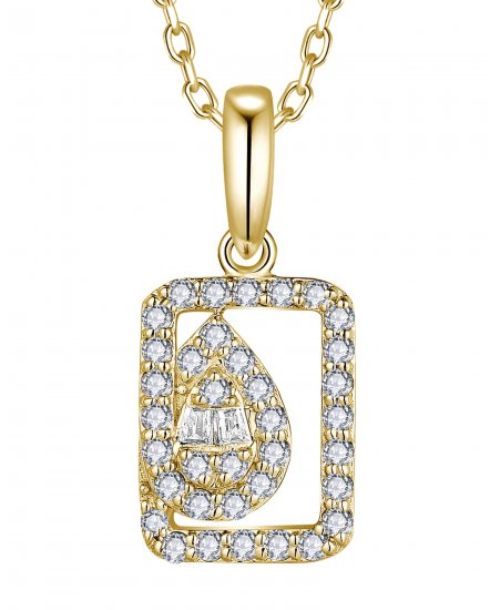 BAGUETTE DIAMOND PENDANT (VP485)