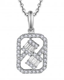 BAGUETTE DIAMOND PENDANT (VP490)