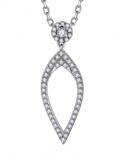 LEAF STYLE DIAMOND PENDANT (VP494)