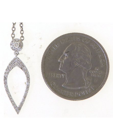 LEAF STYLE DIAMOND PENDANT (VP494)