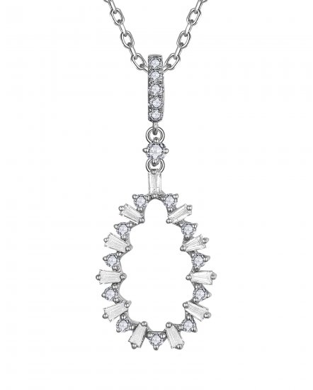 PEAR STYLE DIAMOND PENDANT (VP504)