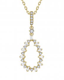 PEAR STYLE DIAMOND PENDANT (VP504)