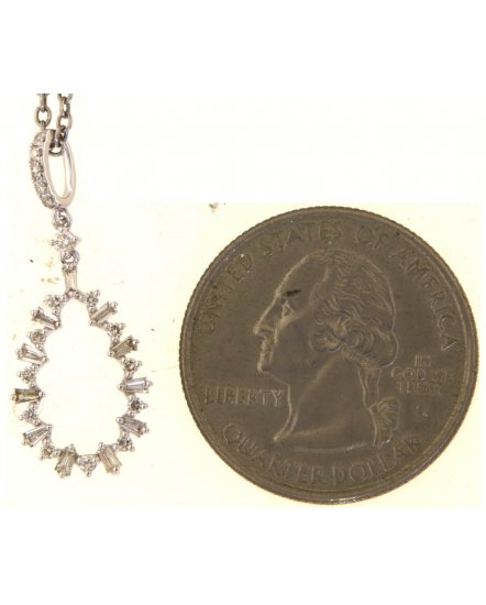 PEAR STYLE DIAMOND PENDANT (VP504)