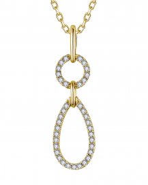 PEAR STYLE DIAMOND PENDANT (VP509)