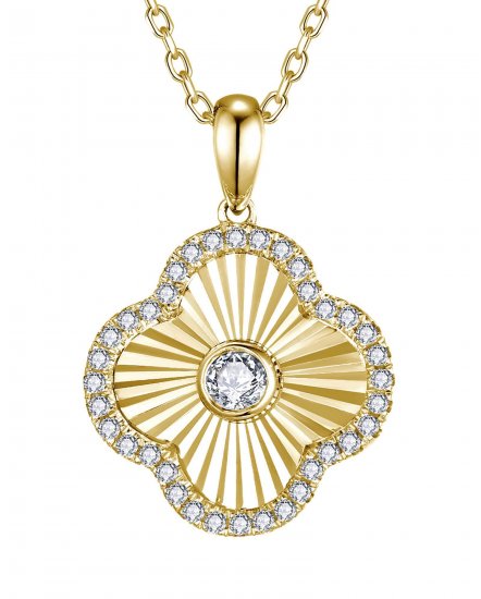 CLOVER STYLE DIAMOND PENDANT (VP523)