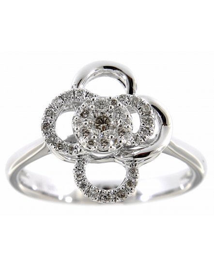 CLOVER STYLE DIAMOND RING (VR355)