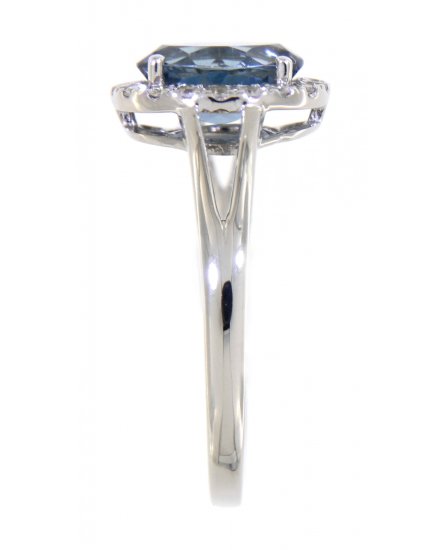 OVAL COLORED STONE DIAMOND RING (VR405)