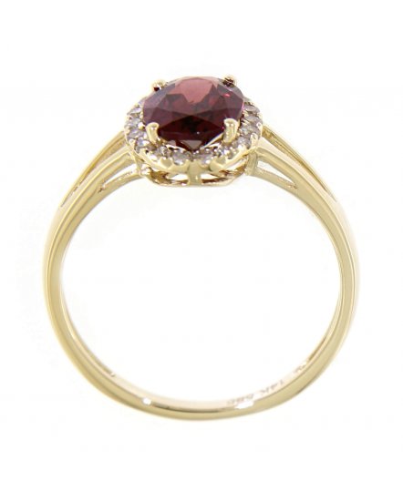OVAL COLORED STONE DIAMOND RING (VR405)