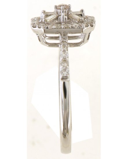 OCTAGON STYLE BAGUETTE DIAMOND RING (VR483)