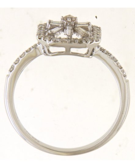OCTAGON STYLE BAGUETTE DIAMOND RING (VR483)