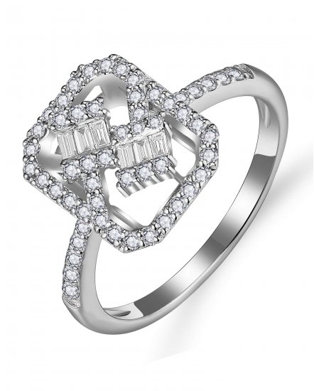 BAGUETTE DIAMOND RING (VR490)