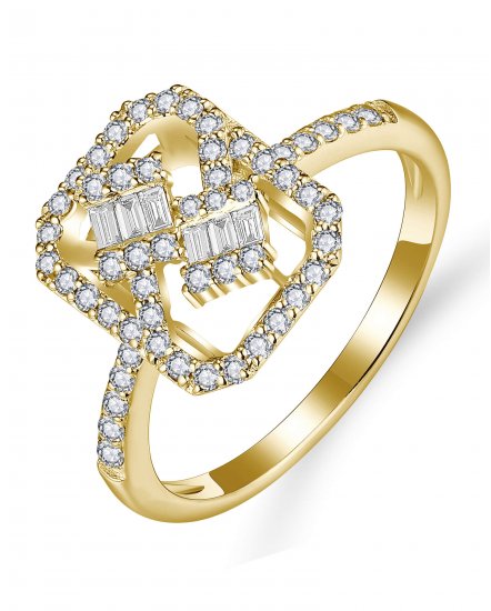 BAGUETTE DIAMOND RING (VR490)