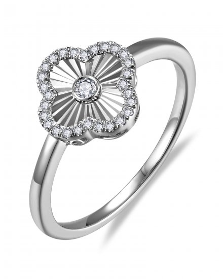 CLOVER STYLE DIAMOND RING (VR523)