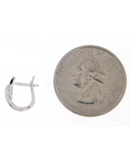 HEART SHAPE DIAMOND HUGGIES (SE494)