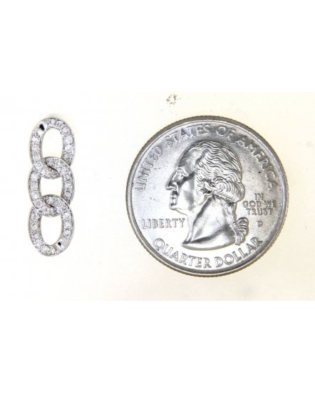 LINK STYLE DIAMOND DANGLING (TE1148)