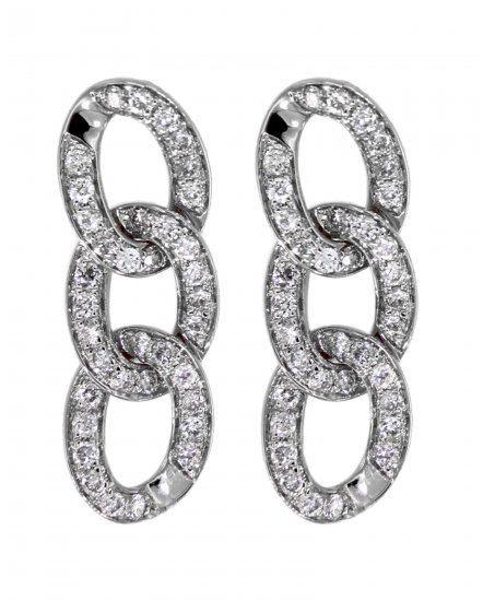 LINK STYLE DIAMOND DANGLING (TE1148)