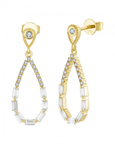 PEAR STYLE DIAMOND DANGLING (TE2538)