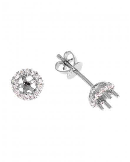 SEMI MOUNT DIAMOND STUDS (TE469)