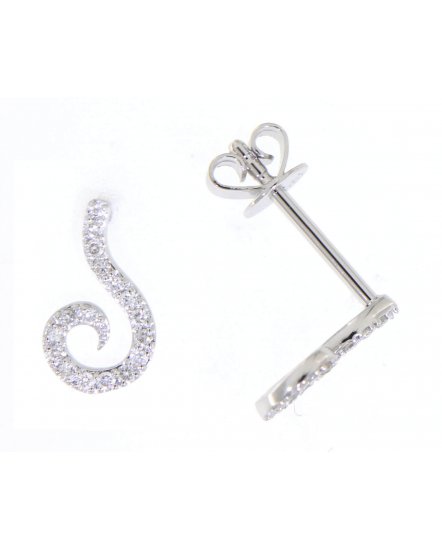 CURVED STYLE DIAMOND STUDS (TE850)
