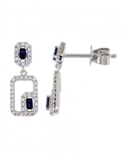 SAPPHIRE DIAMOND DANGLING (TE916)