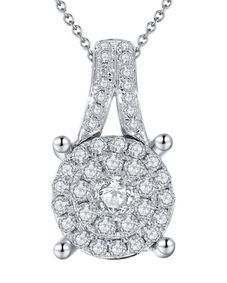 ROUND CLUSTER DIAMOND PENDANT (TP1319)