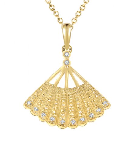 FAN DIAMOND PENDANT (TP1439)