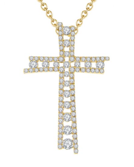 CROSS DIAMOND PENDANT (TP1472)