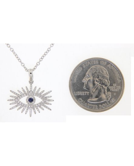 EVIL EYE DIAMOND PENDANT (TP1999)