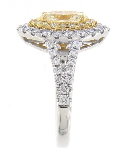 MULTI TONE MARQUISE DIAMOND ENGAGEMENT RING (TR3270)