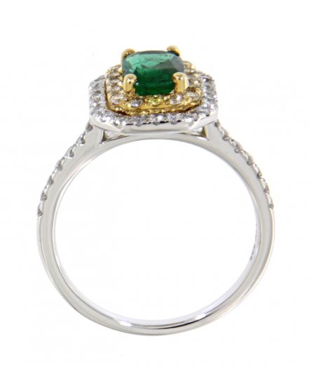 EMERALD CUT DIAMOND RING (TR3445)