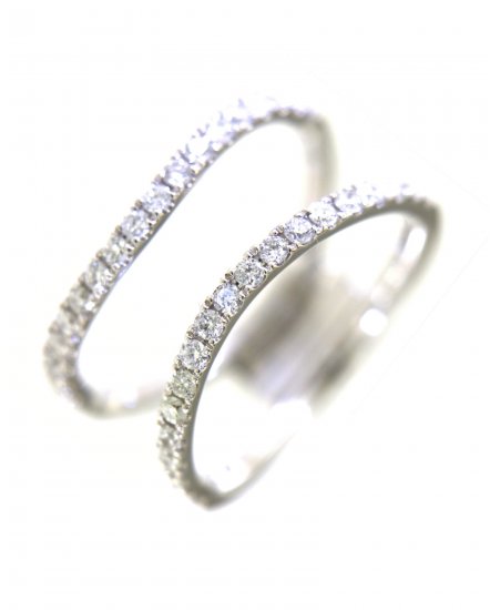CURVED STYLE ENHANCER DIAMOND RING (TR5453)