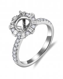 SEMI MOUNT DIAMOND ENGAGEMENT RING (TR5825)