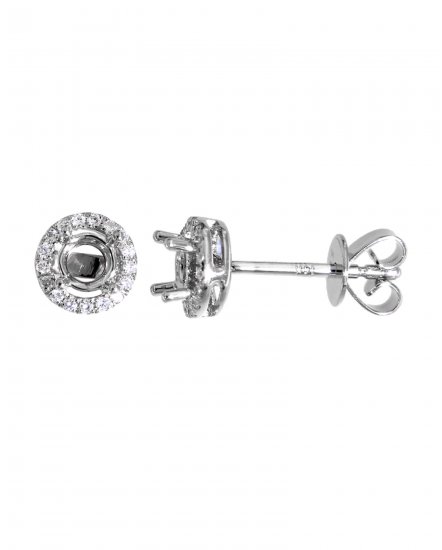 SEMI MOUNT DIAMOND STUDS (VE444)