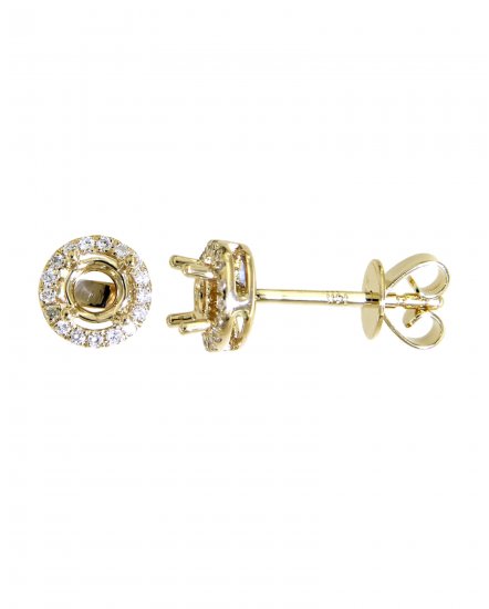 SEMI MOUNT DIAMOND STUDS (VE444)