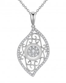 LEAF STYLE DIAMOND PENDANT (VP385)