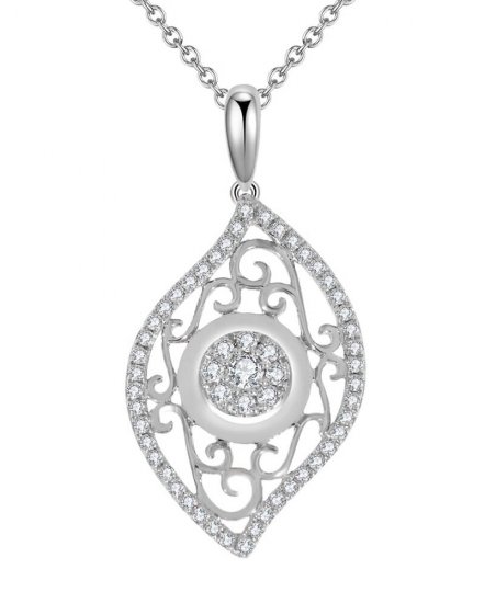 LEAF STYLE DIAMOND PENDANT (VP385)